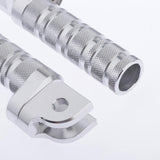Maxbell Footrest Highway Pegs for Suzuki GSXR600 GSXR750 GSXR1000 2000-11 Silver - Aladdin Shoppers
