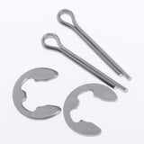 Maxbell Footrest Highway Pegs for Suzuki GSXR600 GSXR750 GSXR1000 2000-11 Silver - Aladdin Shoppers