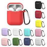 Maxbell For Apple AirPods Protector Silicone Cover Skin Earphone Cases Black - Aladdin Shoppers
