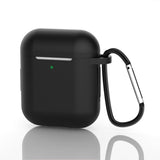 Maxbell For Apple AirPods Protector Silicone Cover Skin Earphone Cases Black - Aladdin Shoppers