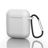 Maxbell For Apple AirPods Protector Silicone Cover Skin Earphone Cases White - Aladdin Shoppers