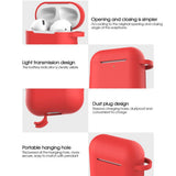 Maxbell For Apple AirPods Protector Silicone Cover Skin Earphone Cases White - Aladdin Shoppers