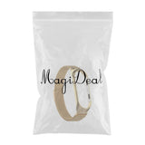 Maxbell For Xiaomi Band 3 4 Smart Bracelet Watch Band Strap Metal Wrist Gold - Aladdin Shoppers