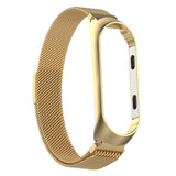 Maxbell For Xiaomi Band 3 4 Smart Bracelet Watch Band Strap Metal Wrist Gold - Aladdin Shoppers