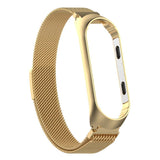 Maxbell For Xiaomi Band 3 4 Smart Bracelet Watch Band Strap Metal Wrist Gold - Aladdin Shoppers