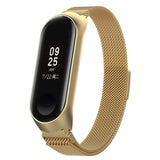 Maxbell For Xiaomi Band 3 4 Smart Bracelet Watch Band Strap Metal Wrist Gold - Aladdin Shoppers