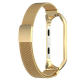 Maxbell For Xiaomi Band 3 4 Smart Bracelet Watch Band Strap Metal Wrist Gold - Aladdin Shoppers