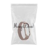 Maxbell For Xiaomi Band 3 4 Smart Bracelet Watch Band Strap Metal Wrist Rose Gold - Aladdin Shoppers