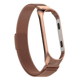 Maxbell For Xiaomi Band 3 4 Smart Bracelet Watch Band Strap Metal Wrist Rose Gold - Aladdin Shoppers