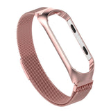 Maxbell For Xiaomi Band 3 4 Smart Bracelet Watch Band Strap Metal Wrist Rose Pink - Aladdin Shoppers