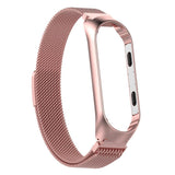 Maxbell For Xiaomi Band 3 4 Smart Bracelet Watch Band Strap Metal Wrist Rose Pink - Aladdin Shoppers