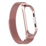 Maxbell For Xiaomi Band 3 4 Smart Bracelet Watch Band Strap Metal Wrist Rose Pink - Aladdin Shoppers