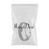 Maxbell For Xiaomi Band 3 4 Smart Bracelet Watch Band Strap Metal Wrist Silver - Aladdin Shoppers