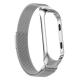 Maxbell For Xiaomi Band 3 4 Smart Bracelet Watch Band Strap Metal Wrist Silver - Aladdin Shoppers