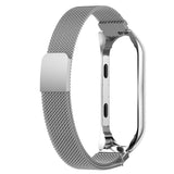 Maxbell For Xiaomi Band 3 4 Smart Bracelet Watch Band Strap Metal Wrist Silver - Aladdin Shoppers