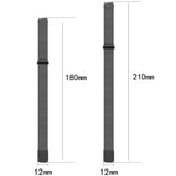 Maxbell For Xiaomi Band 3 4 Smart Bracelet Watch Band Strap Metal Wrist Silver - Aladdin Shoppers