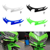 Maxbell Front Fairing Aerodynamic Winglets for KAWASAKI Ninja 250 Ninja 400 18 White - Aladdin Shoppers