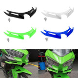 Maxbell Front Fairing Aerodynamic Winglets for KAWASAKI Ninja 250 Ninja 400 18 White - Aladdin Shoppers