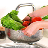 Maxbell Fruit Vegetable Fine Mesh Wash Strainer Colander Kitchen Supplies 16.5cm - Aladdin Shoppers