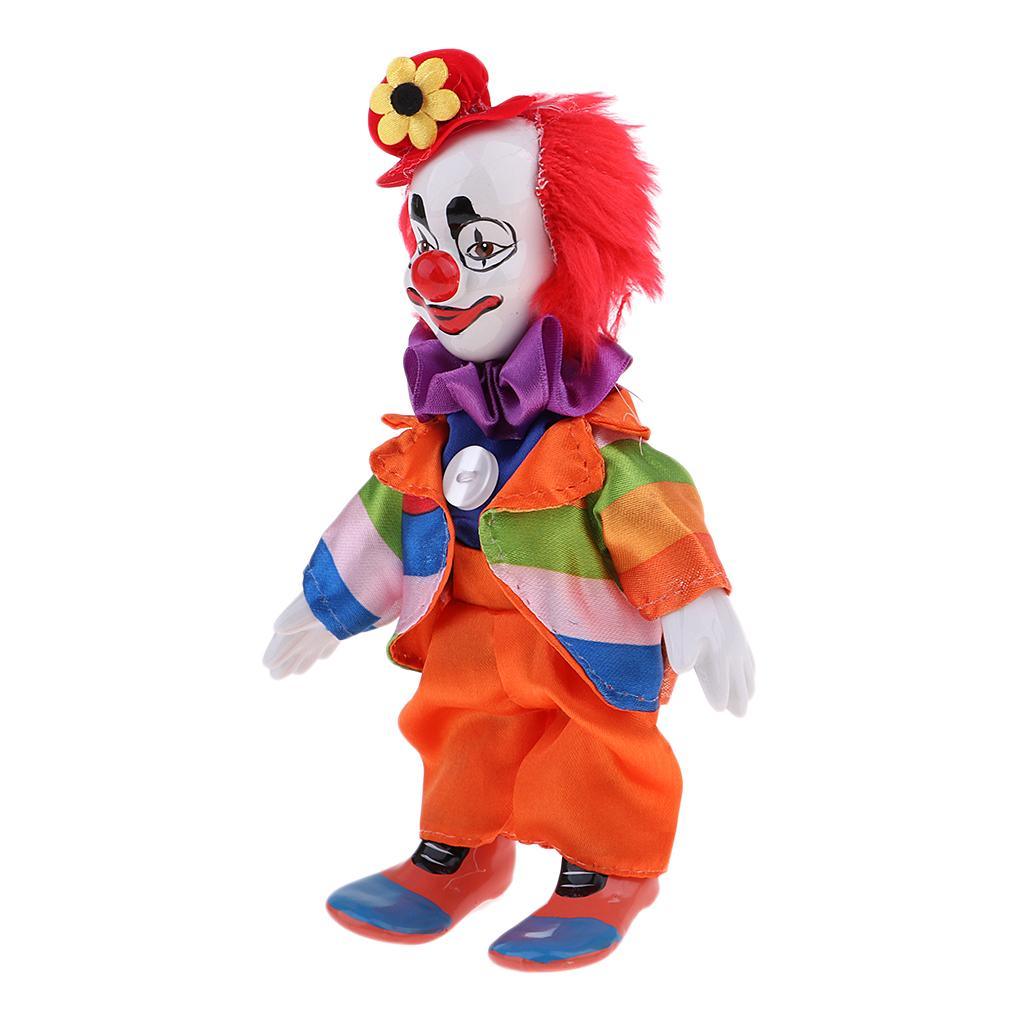 Maxbell Funny Clown Dolls Wearing Colorful Outfit Halloween Gift Home Decoration - Aladdin Shoppers