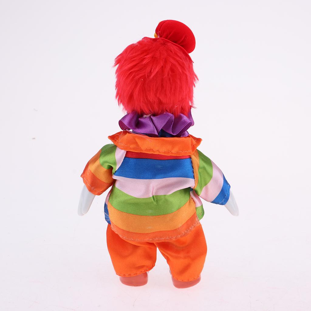 Maxbell Funny Clown Dolls Wearing Colorful Outfit Halloween Gift Home Decoration - Aladdin Shoppers