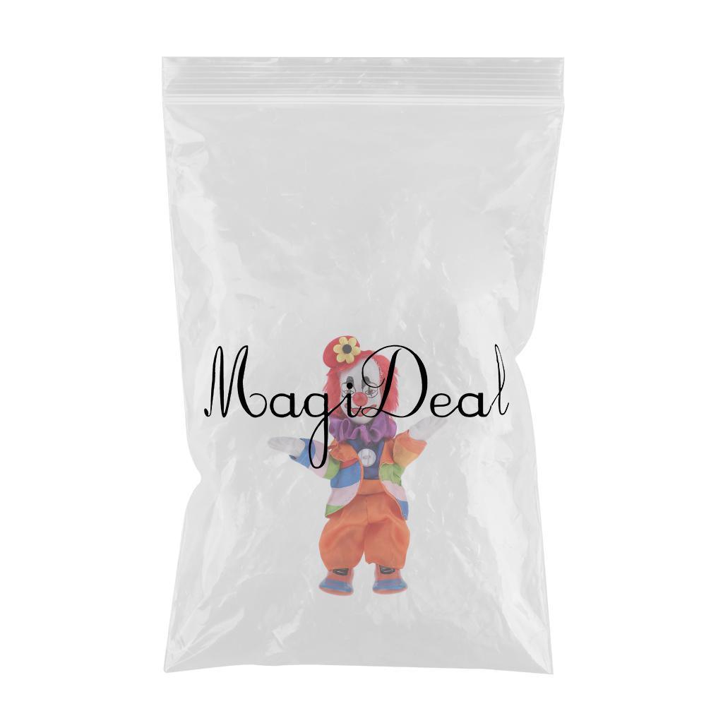 Maxbell Funny Clown Dolls Wearing Colorful Outfit Halloween Gift Home Decoration - Aladdin Shoppers
