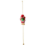Maxbell Funny Electric Animated Climbing Santa Claus on 3ft Beads Chain Musical Moving Figure Christmas Ornament - Aladdin Shoppers