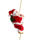 Maxbell Funny Electric Animated Climbing Santa Claus on 3ft Beads Chain Musical Moving Figure Christmas Ornament - Aladdin Shoppers