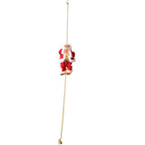Maxbell Funny Electric Animated Climbing Santa Claus on 3ft Beads Chain Musical Moving Figure Christmas Ornament - Aladdin Shoppers