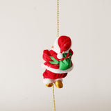 Maxbell Funny Electric Animated Climbing Santa Claus on 3ft Beads Chain Musical Moving Figure Christmas Ornament - Aladdin Shoppers