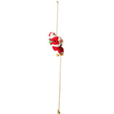 Maxbell Funny Electric Animated Climbing Santa Claus on 3ft Beads Chain Musical Moving Figure Christmas Ornament - Aladdin Shoppers