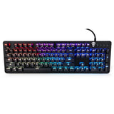 Maxbell Gaming Keyboard Mechanical Keyboard 104 Key RGB LED Backlit for PC Gaming - Aladdin Shoppers