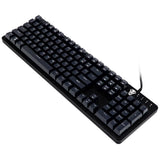 Maxbell Gaming Keyboard Mechanical Keyboard 104 Key RGB LED Backlit for PC Gaming - Aladdin Shoppers