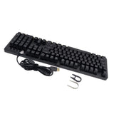 Maxbell Gaming Keyboard Mechanical Keyboard 104 Key RGB LED Backlit for PC Gaming - Aladdin Shoppers
