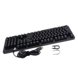 Maxbell Gaming Keyboard Mechanical Keyboard 104 Key RGB LED Backlit for PC Gaming - Aladdin Shoppers
