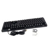Maxbell Gaming Keyboard Mechanical Keyboard 104 Key RGB LED Backlit for PC Gaming - Aladdin Shoppers
