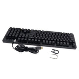 Maxbell Gaming Keyboard Mechanical Keyboard 104 Key RGB LED Backlit for PC Gaming - Aladdin Shoppers