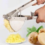 Maxbell Garlic Press Stainless Steel Garlic Ginger Mincer Crusher Cheese Grater - Aladdin Shoppers