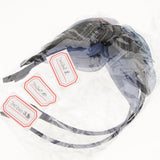 Maxbell Girls Sweet Bunny Silk Tulle Leather Knot Bow knotted Hair Hoop Black - Aladdin Shoppers
