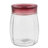 Maxbell Glass Coffee Tea Canister Jar Bottle Sugar Storage Pot Seal Red 1000ml - Aladdin Shoppers