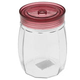 Maxbell Glass Coffee Tea Canister Jar Bottle Sugar Storage Pot Seal Red 1000ml - Aladdin Shoppers