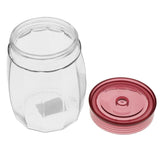 Maxbell Glass Coffee Tea Canister Jar Bottle Sugar Storage Pot Seal Red 1000ml - Aladdin Shoppers