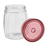 Maxbell Glass Coffee Tea Canister Jar Bottle Sugar Storage Pot Seal Red 1000ml - Aladdin Shoppers