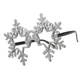 Maxbell Glitter Let it Snow Snowflake Plastic Glasses Eye Mask Party Fancy Dress - Aladdin Shoppers