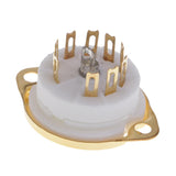 Maxbell Gold plated 9pin PCB mounting Vacuum tube socket GZC9-F for 12AX7,12AT7 - Aladdin Shoppers