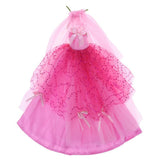 Maxbell Gorgeous Strap Party Dress Puff Skirt Wedding Dress For 1/6 BJD Fashion Doll - Aladdin Shoppers