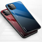 Maxbell Gradient glass cover case for iPhone 11 6.1 inch for iPhone 11 - Aladdin Shoppers