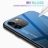 Maxbell Gradient glass cover case for iPhone 11 6.1 inch for iPhone 11 - Aladdin Shoppers