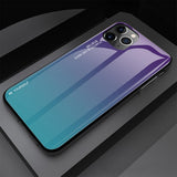 Maxbell Gradient glass cover case for iPhone 11 6.5 inch for iPhone11 Pro MAX - Aladdin Shoppers
