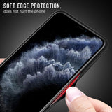 Maxbell Gradient glass cover case for iPhone 11 Blue 5.8 inch for iPhone 11 Pro - Aladdin Shoppers